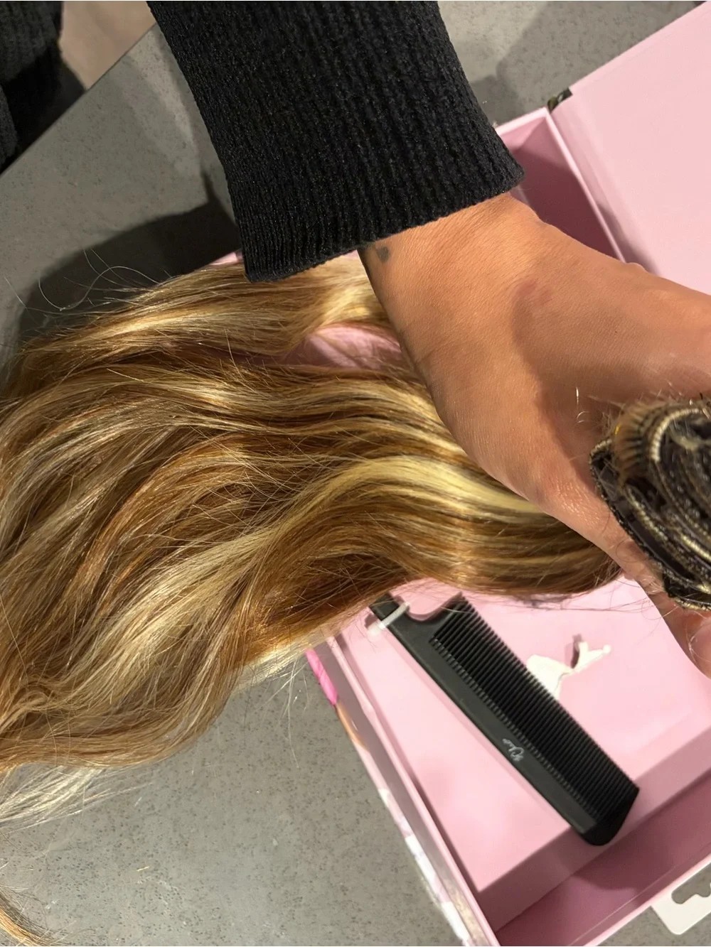 chic Remy Perfect Blend Halo Clip-Ins - Blonde